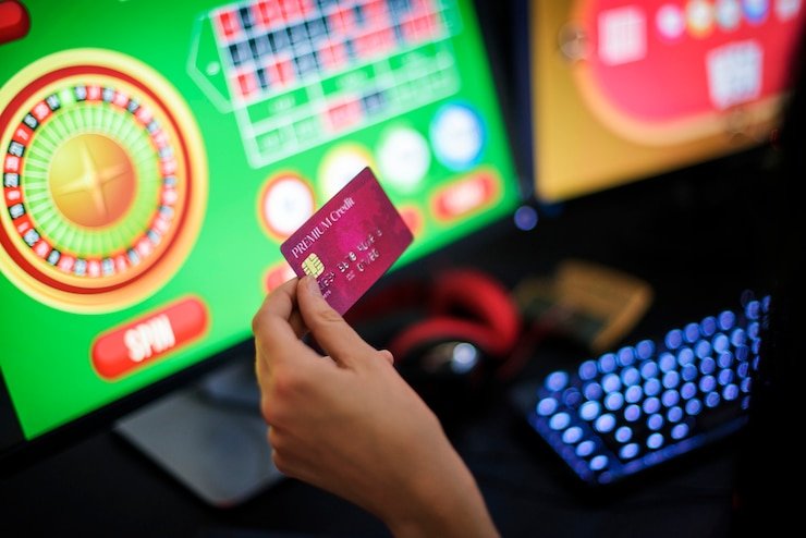 Pengguna menggunakan perangkat mobile untuk akses hiburan legal dan aman